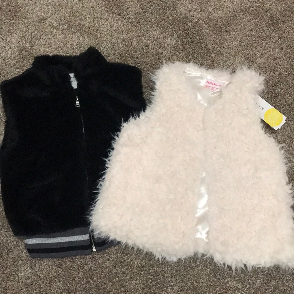 2 cute toddler vests